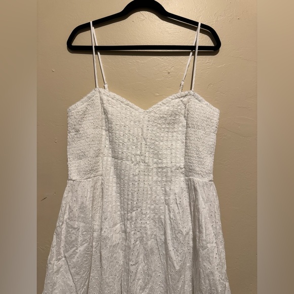 Aerie White eyelet Mini Dress - Picture 5 of 8